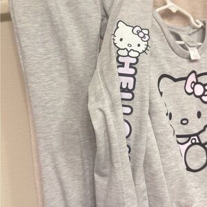 Hello Kitty Gray sweat top and pants